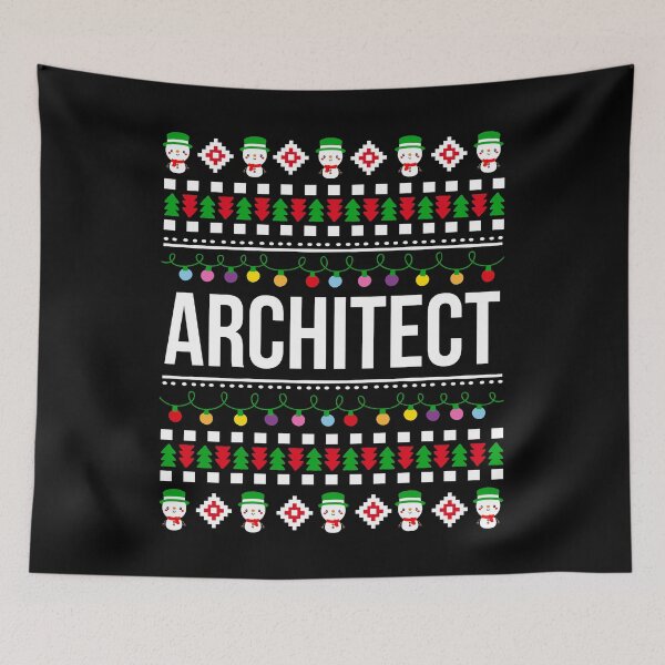 Item preview, Architect Christmas funny gift ugly happy holidays christmas gift idea for xmas present Merry christmas designed and sold by LoveEveryWear.