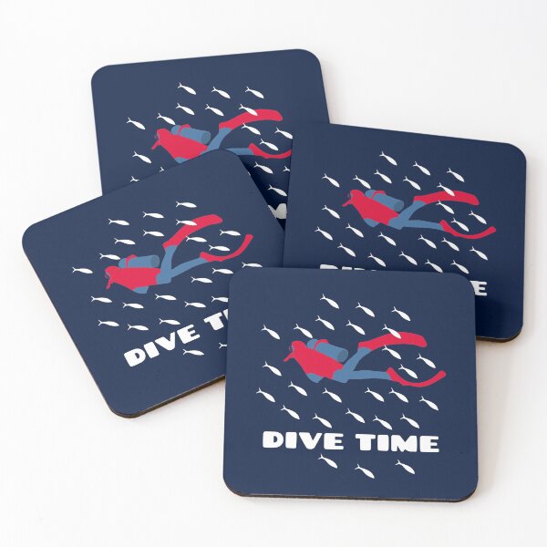 Item preview, Dive Time Scuba Diver in a School of fish underwater designed and sold by Good-Find.