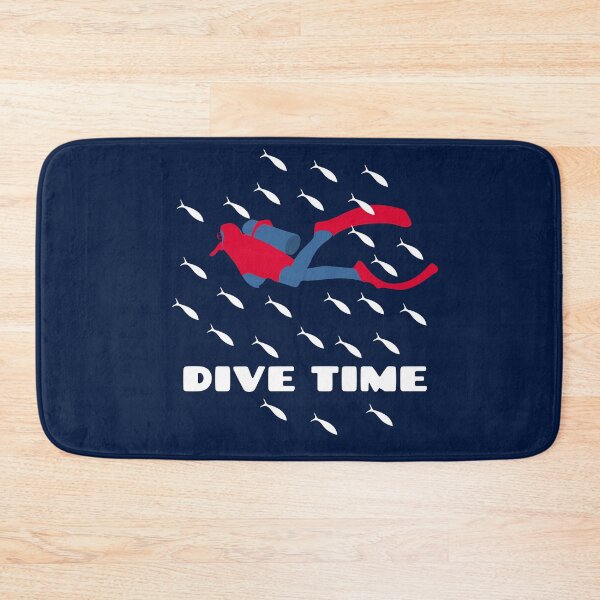 Item preview, Dive Time Scuba Diver in a School of fish underwater designed and sold by Good-Find.