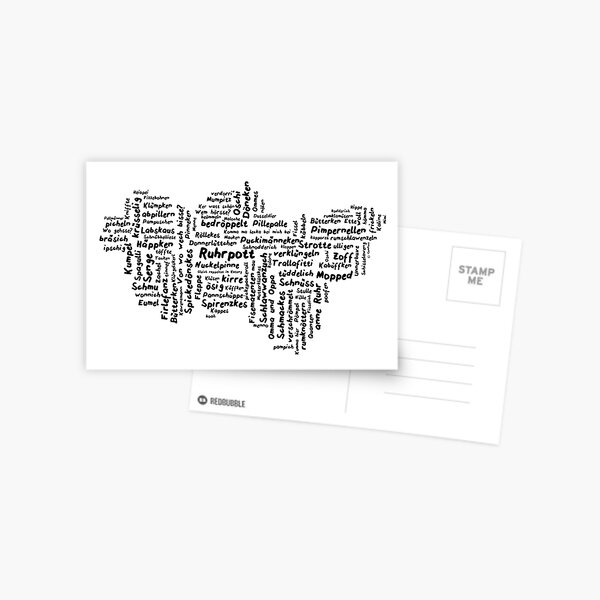 Mundart in Form - Ruhrpott II Postkarte