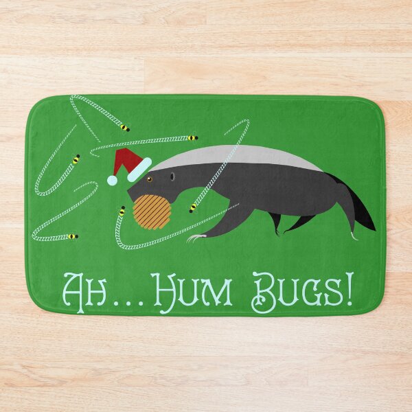 Item preview, Festive Honey Badger With Hum Bugs designed and sold by mockbridge.