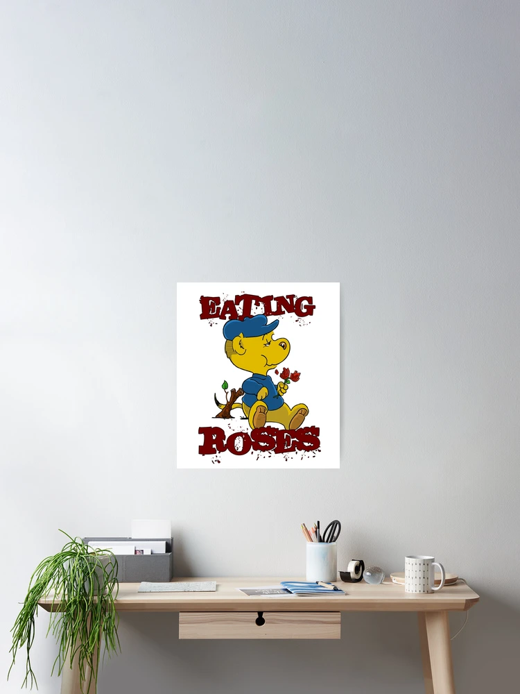 Thumbnail 2 of 3, Poster, Ferald Eating Roses designed and sold by FERALD.