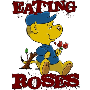 Artwork thumbnail, Ferald Eating Roses by FERALD
