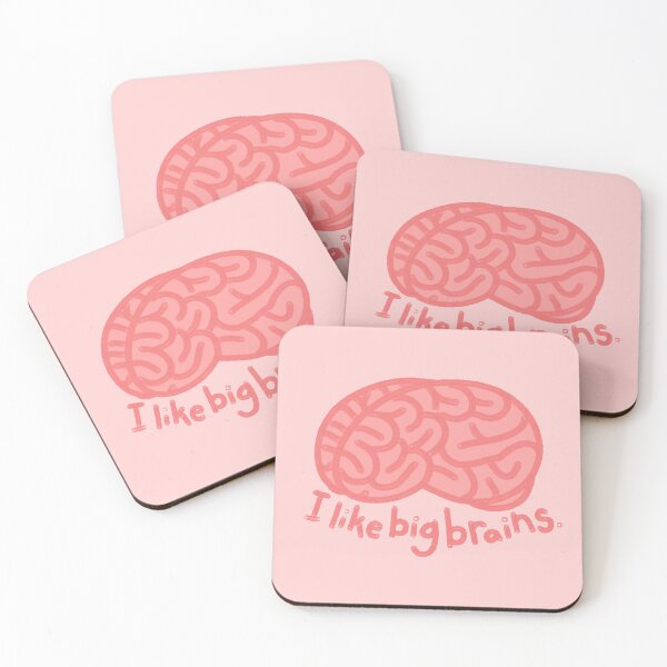 Item preview, I like big brains designed and sold by NiceButton.