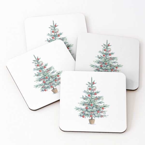 Item preview, Christmas tree with red balls designed and sold by anyuka.