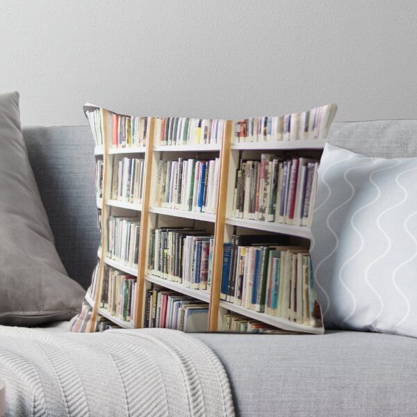 State Library of Western Australia bookshelves Throw Pillow