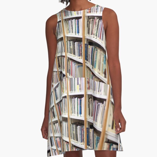 State Library of Western Australia bookshelves A-Line Dress