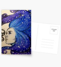 Postales diosa de las estrellas