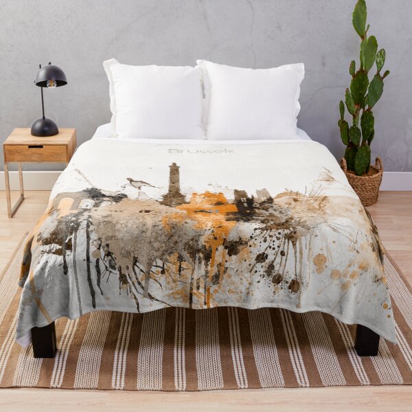 Item preview, Brussels Belgium Warm Skyline designed and sold by DimDom.