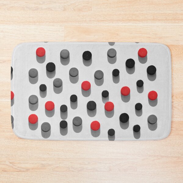 Item preview, Plastic bottle caps background with black and red pattern designed and sold by Claraveritas.