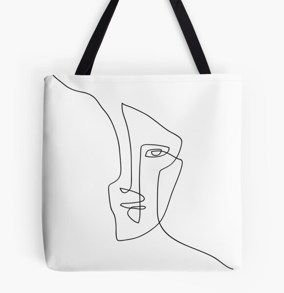 One Line Tote Bag 