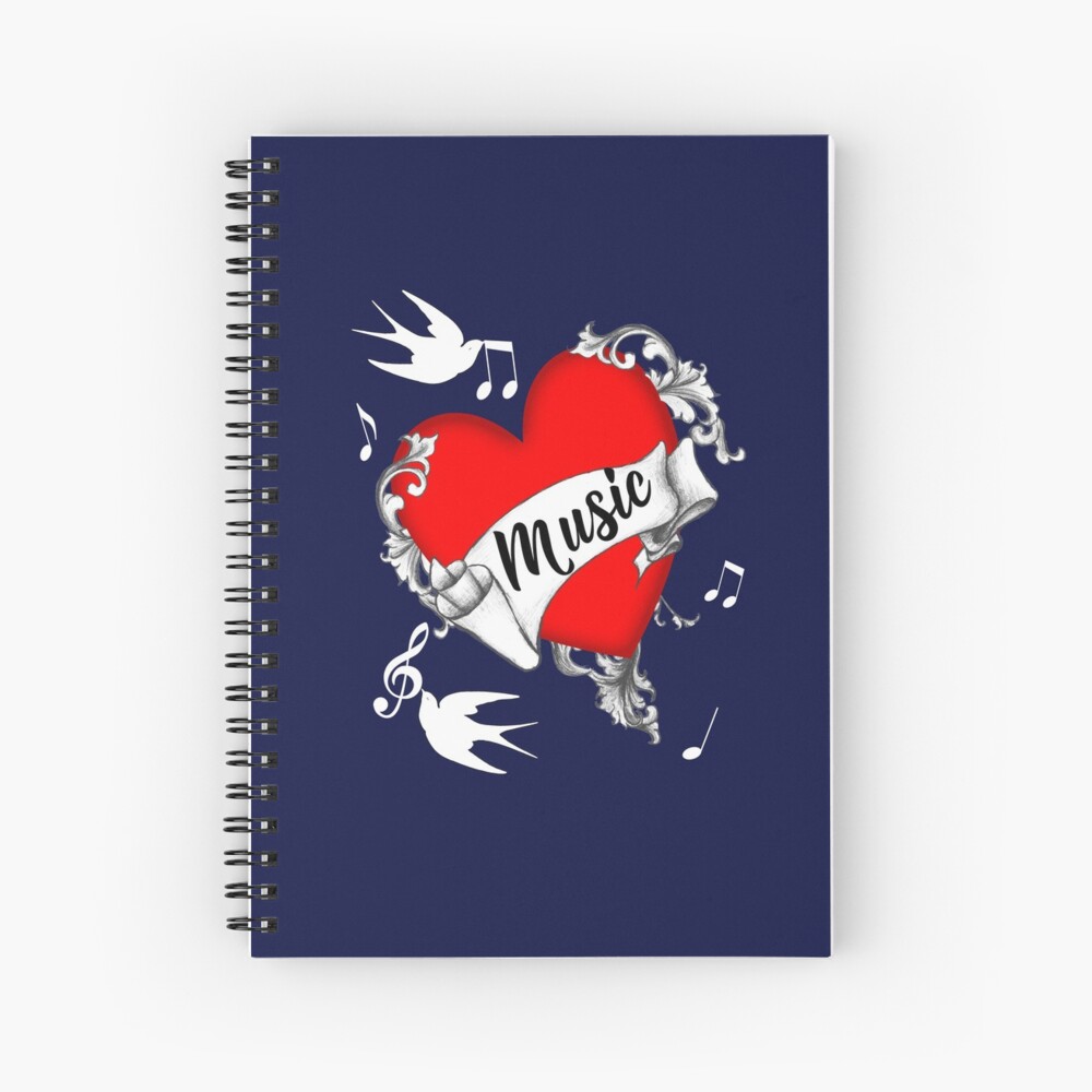 Tattoo Design Red Love Heart Music Lovers Cool Graphic Tattoo Design Red Love Heart Music Lovers Cool Graphic