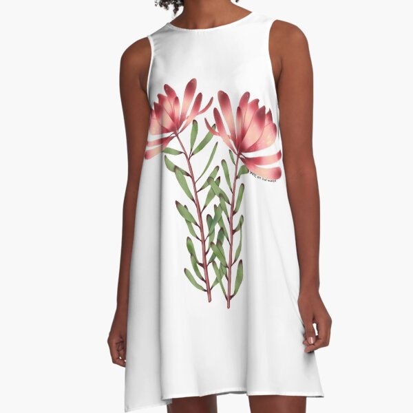 australian native flower dress
