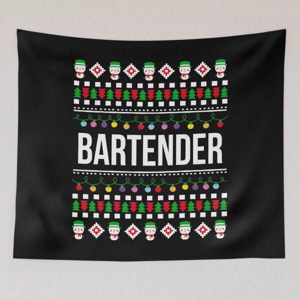 Item preview, Bartender Christmas funny gift ugly happy holidays christmas gift idea for Bartender xmas present Merry christmas designed and sold by LoveEveryWear.