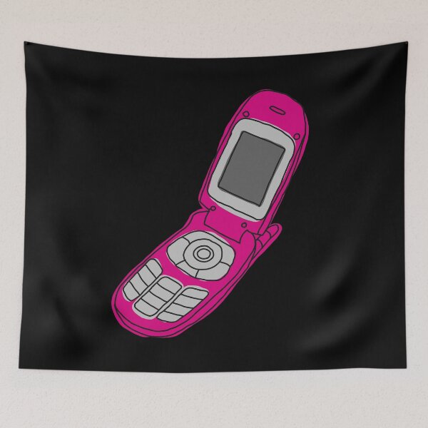 Item preview, Burner Flip Phone - Magenta designed and sold by MOREDANKMEMES.