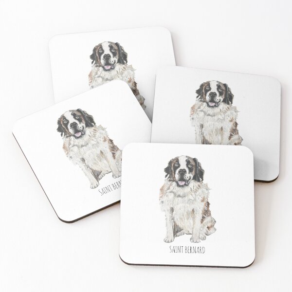Item preview, Saint Bernard Dog from a Hand-Painted Design designed and sold by Cortney Harrington.