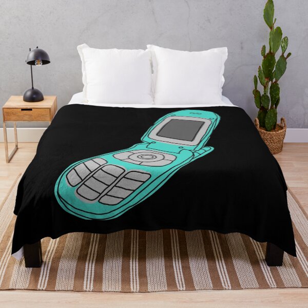 Item preview, Burner Flip Phone - Teal designed and sold by MOREDANKMEMES.