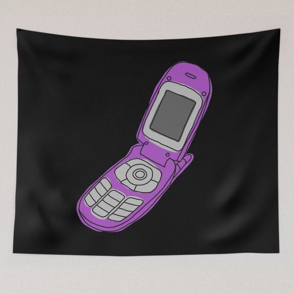 Item preview, Burner Flip Phone - Purple designed and sold by MOREDANKMEMES.