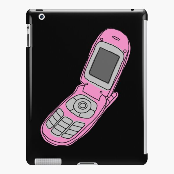 Flipping You Off Flip Phone Inspired Y2k Print, Pink Cell Phone Design,  2000s Print, | iPad Case & Skin