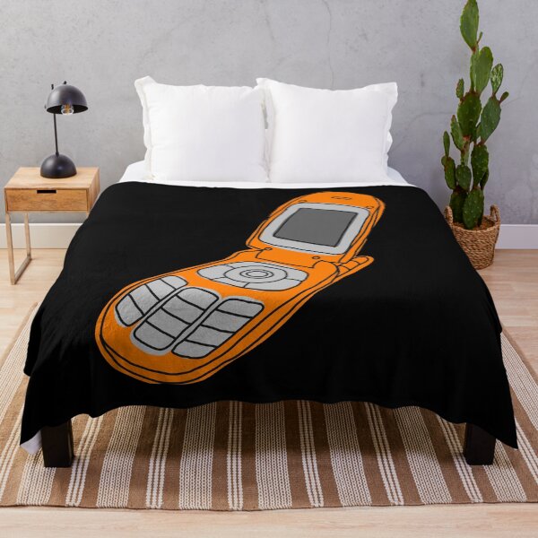 Item preview, Burner Flip Phone - Orange designed and sold by MOREDANKMEMES.