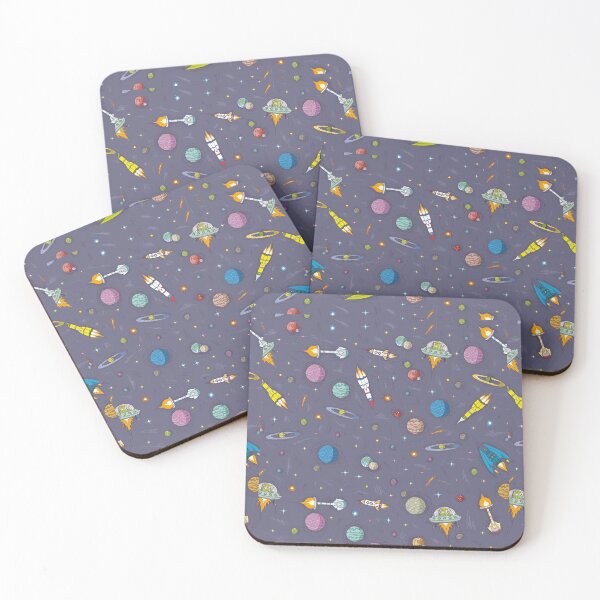 Item preview, Space Adventure Seamless Colorful Pattern designed and sold by deepfuze.