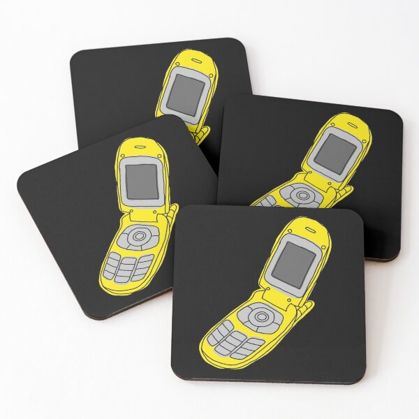 Item preview, Burner Flip Phone - Yellow designed and sold by MOREDANKMEMES.