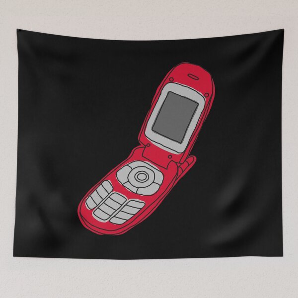 Item preview, Burner Flip Phone - Red designed and sold by MOREDANKMEMES.