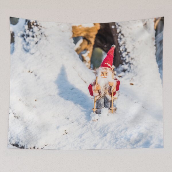Item preview, Santa Claus Skiing in the Snow designed and sold by Jon Shore.