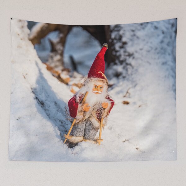 Item preview, Santa Claus Skiing in the Snow designed and sold by Jon Shore.
