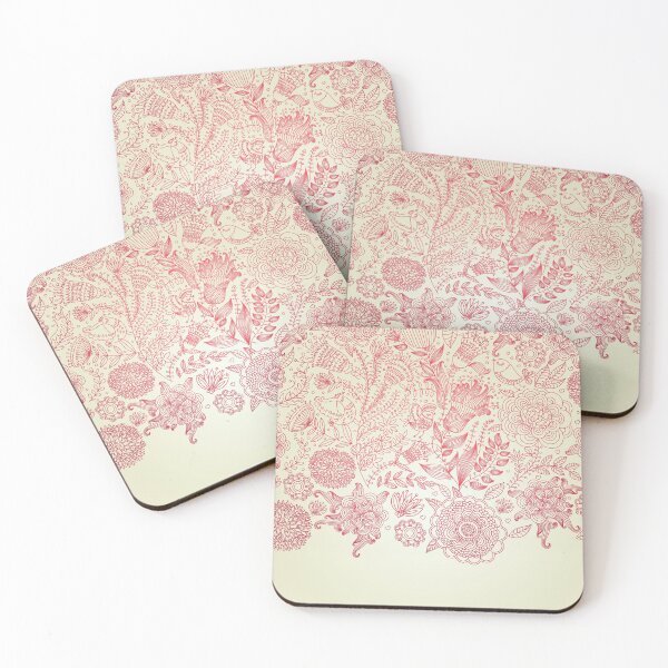 Item preview, Floral pattern with birds designed and sold by Chams0609.