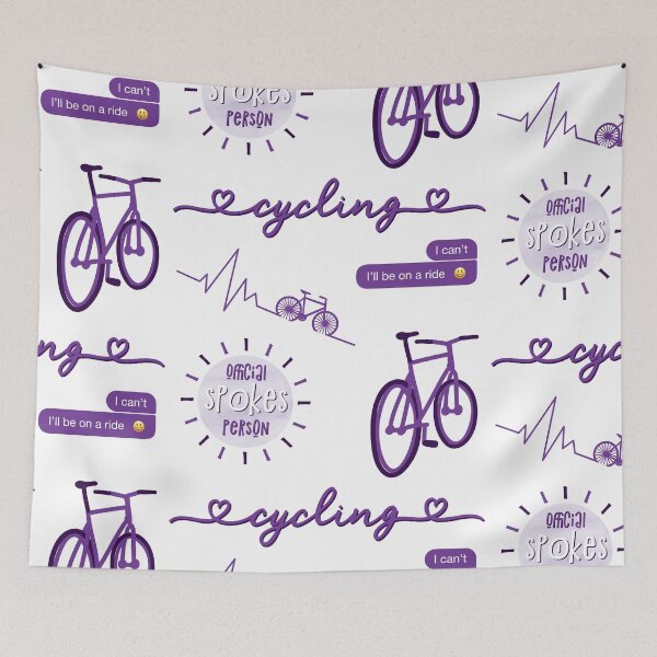 Item preview, Purple Watercolor Bicycle, Cycling Sticker Pack designed and sold by The-Goods.