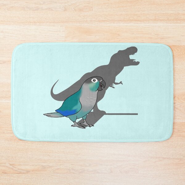 Item preview, Turquoise Green Cheeked Conure T-rex designed and sold by FandomizedRose.