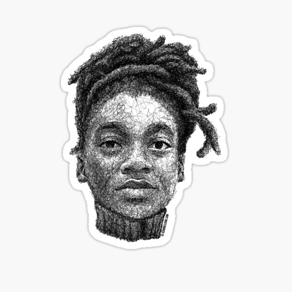Scribbled Little Simz Sticker