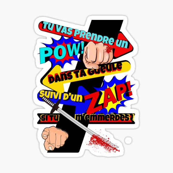 Aperçu de l'œuvre Un Pow et un Zap. créée et vendue par Vinidal.