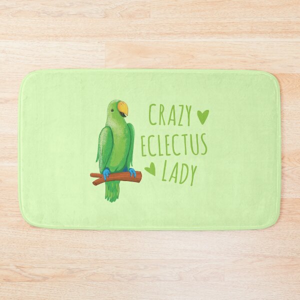 Item preview, Crazy Eclectus parrot lady designed and sold by jazzydevil.