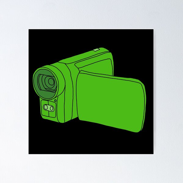 Item preview, Retro Camcorder - Green designed and sold by MOREDANKMEMES.