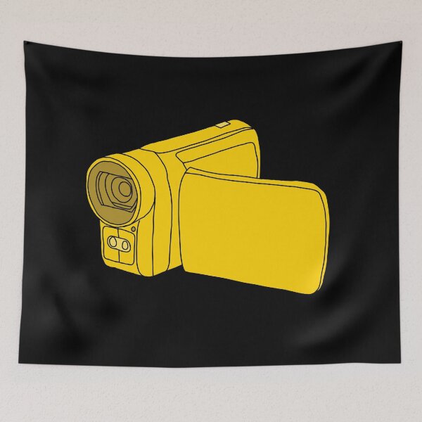 Item preview, Retro Camcorder - Yellow designed and sold by MOREDANKMEMES.