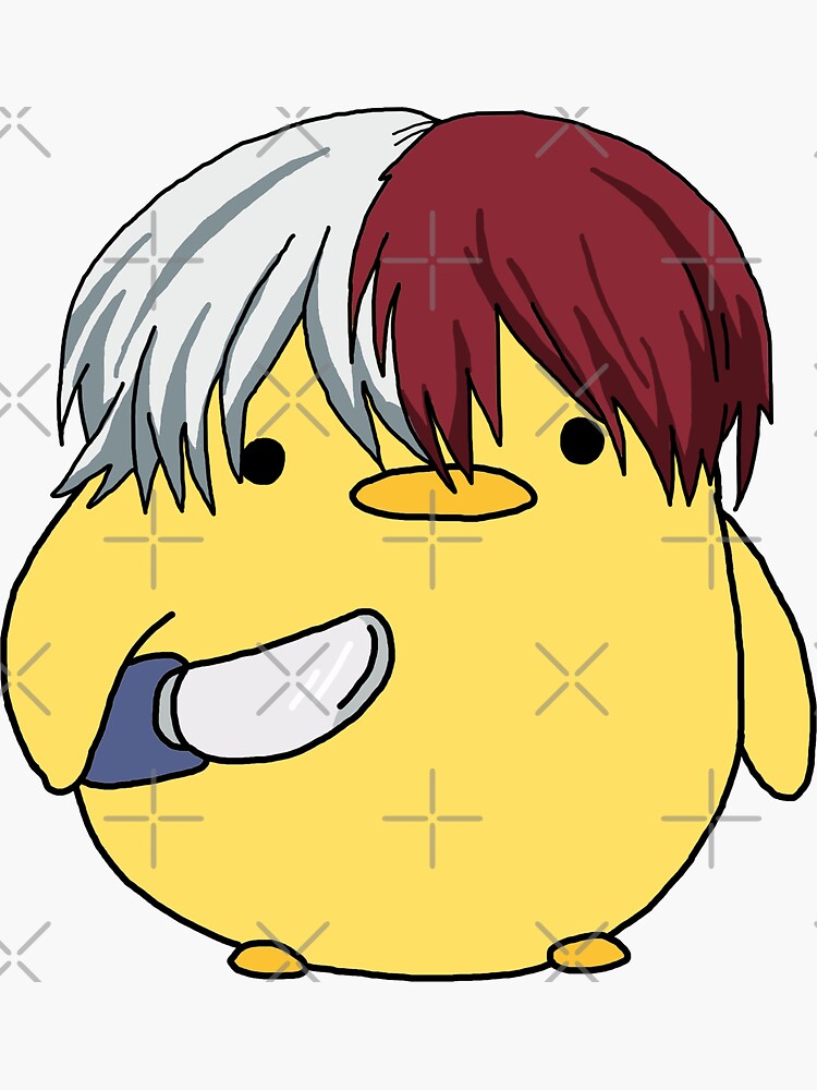 Todoroki Shouto Meme Stickers For Sale Redbubble