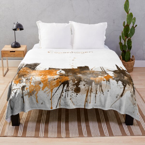 Item preview, Copenhagen Denmark Warm Skyline designed and sold by DimDom.