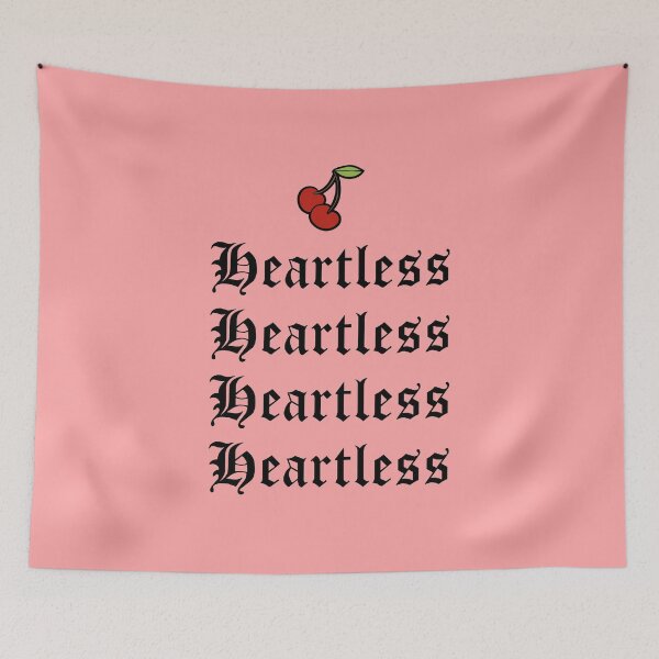 Item preview, Heartless Cherry Black Text designed and sold by CharlieCreator.