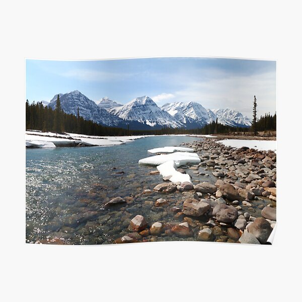 River in the mountains II Poster