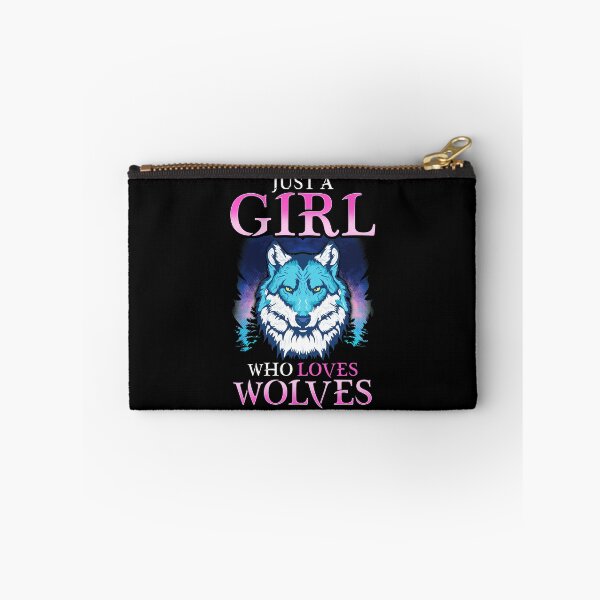 Item preview, Just A Girl Who Loves Wolves Confident Lone Wolf designed and sold by perfectpresents.