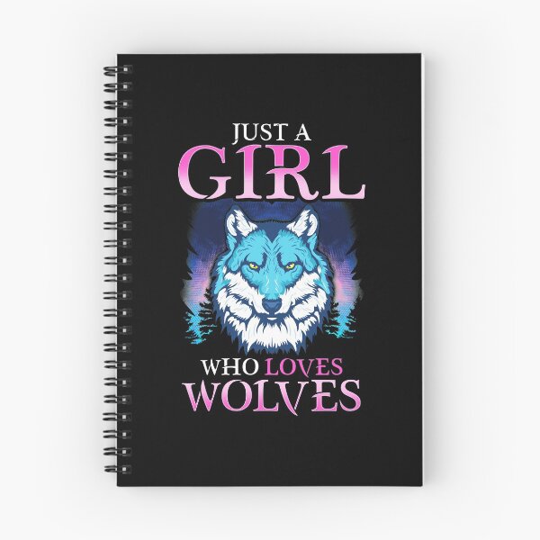 Item preview, Just A Girl Who Loves Wolves Confident Lone Wolf designed and sold by perfectpresents.