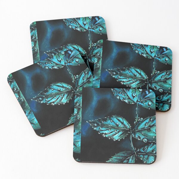Item preview, Dew On Leaves designed and sold by Nicola Boden.