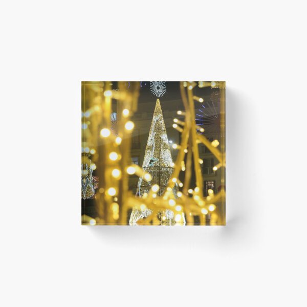 Item preview, Christmas in Malaga, Calle Larios designed and sold by AM FineArtPrints.