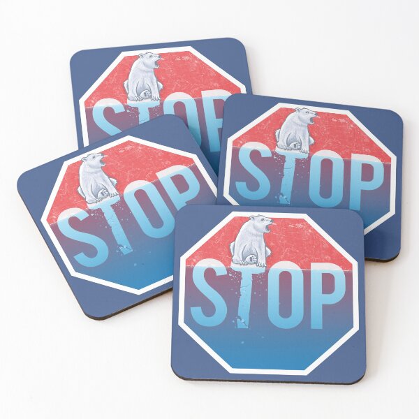 Item preview, STOP Global Warming Ice Bear Melting Polar Caps Climate Change designed and sold by kgullholmen.