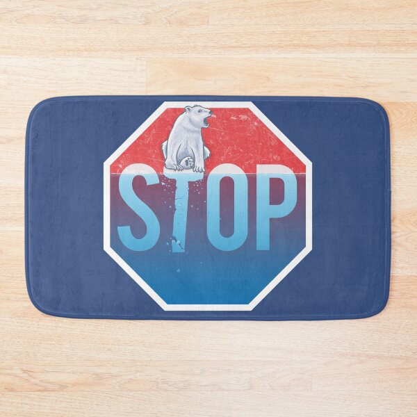 Item preview, STOP Global Warming Ice Bear Melting Polar Caps Climate Change designed and sold by kgullholmen.