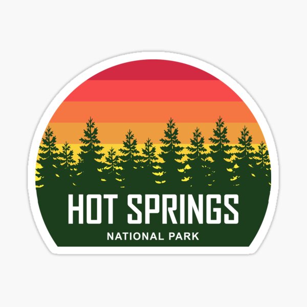 Hot Springs National Park Sticker
