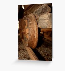 Gold Mining trolley - HILL END NSW Greeting Card
