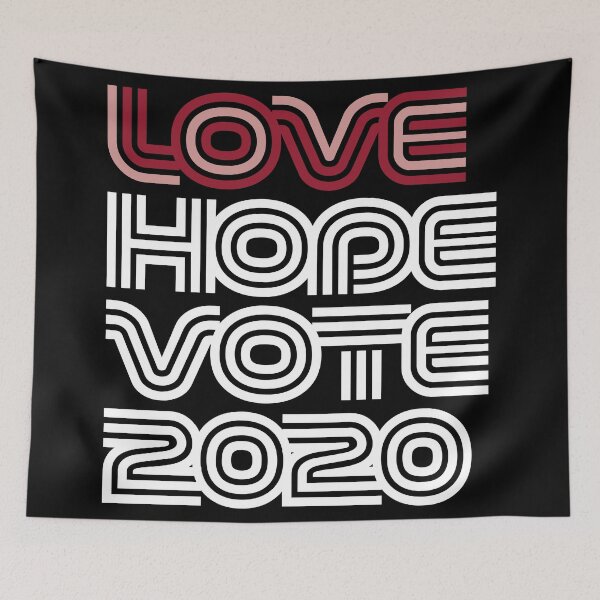 Item preview, LOVE HOPE VOTE 2020 designed and sold by OBJETDART.